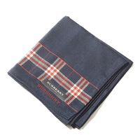 【新品】 ハンカチ  バーバリーロンドン 64556 BURBERRY LONDON ネイビー レディース