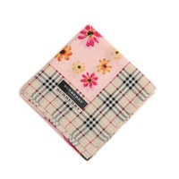 【新品】 ハンカチ 花柄  バーバリー 71607 BURBERRY ピンク メンズ