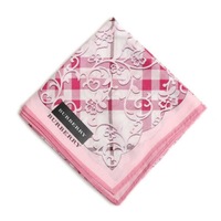 【新品】 ハンカチ 総柄  バーバリー 71648 BURBERRY ピンク メンズ