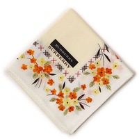 【新品】 ハンカチ 大判サイズ バーバリーロンドン 59385 BURBERRY LONDON イエロー系 レディース