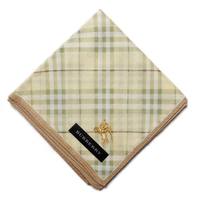 【新品】 ハンカチ　チェック  バーバリーロンドン 66065 BURBERRY LONDON グリーン レディース