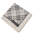 【新品】 ハンカチ　チェック  バーバリーロンドン 68893 BURBERRY LONDON ホワイト レディース