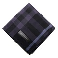 【新品】 ハンカチ　チェック  バーバリーロンドン 69043 BURBERRY LONDON ネイビー レディース