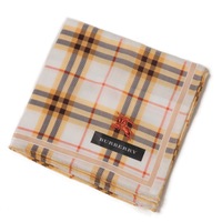 【新品】 ハンカチ　チェック  バーバリーロンドン 69303 BURBERRY LONDON イエロー レディース