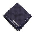 【新品】 ハンカチ　ロゴ  バーバリーロンドン 68956 BURBERRY LONDON ネイビー レディース