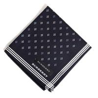 【新品】 ハンカチ　小紋  バーバリーロンドン 67421 BURBERRY LONDON ネイビー レディース