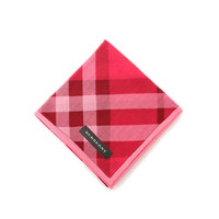 【新品】 ハンカチ（チェック）  バーバリーロンドン 51676 BURBERRY LONDON ピンク系 メンズ