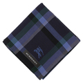 【新品】 ハンカチ（チェック） バーバリー 51298 BURBERRY ネイビー系 メンズ