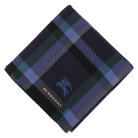 【新品】 ハンカチ（チェック） バーバリー 51298 BURBERRY ネイビー系 メンズ