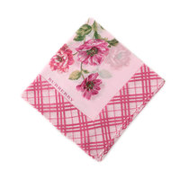 【新品】 ハンカチ（柄物）  バーバリーロンドン 51458 BURBERRY LONDON ピンク系 レディース