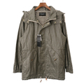 【新品】 フード付きコート M バーバリーブラックレーベル 46005 BURBERRY BLACK LABEL モスグリーン系 メンズ