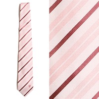 【新品】 ブラックレーベル クレストブリッジ シルク　ネクタイ　ストライプ  69865 BLACK LABEL CRESTBRIDGE ピンク メンズ