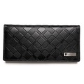 【新品】 ブラックレーベル・クレストブリッジ エンボスCBチェック ロングウォレット かぶせ長財布 型押しレザー cb-000343 BLACK LABEL CRESTBRIDGE ブラック メンズ