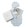 【新品】 ベビーセット 12M バーバリーロンドン 52377 BURBERRY LONDON ブルー系 ボーイズ