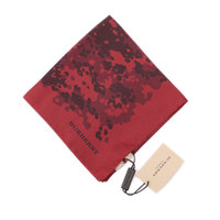 【新品】 ポケットチーフ（柄物）  バーバリー y-000739 BURBERRY レッド系 メンズ