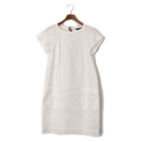 【新品】 レース調コットンワンピ 38 バーバリーロンドン 49273 BURBERRY LONDON ホワイト系 レディース