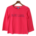 【新品】 ロゴ入りTシャツ 38 バーバリーブルーレーベル 47544 BURBERRY BLUE LABEL ピンク系 レディース