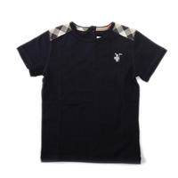【新品】 肩チェックシャツ  バーバリー 46315 BURBERRY ネイビー系 ボーイズ