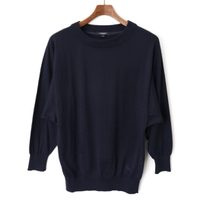 【新品】 七分丈ドルマンカットソー 1 バーバリーロンドン 49234 BURBERRY LONDON ネイビー系 レディース