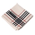 【新品】 薄手 ハンカチ チェック  バーバリー 70388 BURBERRY ベージュ メンズ