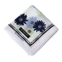 【新品】 薄手 ハンカチ チェック  バーバリー 70436 BURBERRY ベージュ レディース