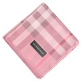 【新品】 薄手 ハンカチ チェック  バーバリー 72269 BURBERRY ピンク メンズ