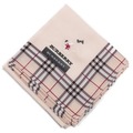 【新品】 薄手 ハンカチ ネズミ  バーバリー 72082 BURBERRY ベージュ レディース