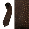 【新品】バーバリーブラックレーベル ドット柄 ネクタイ 29945 ブラウン系 メンズ ビジネスに◎小紋柄