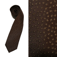 【新品】バーバリーブラックレーベル ドット柄 ネクタイ 29945 ブラウン系 メンズ ビジネスに◎小紋柄