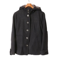 ウールコート 38 バーバリーブルーレーベル br01002171 BURBERRY BLUE LABEL ネイビー レディース