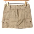 ウエストデザインカーゴスカート 36 バーバリーブルーレーベル br01001526 BURBERRY BLUE LABEL カーキ レディース