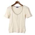 カットソー 36 バーバリーブルーレーベル 59534 BURBERRY BLUE LABEL オフホワイト系 レディース