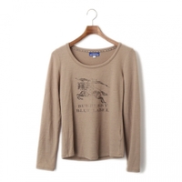 カットソー 38 バーバリーブルーレーベル 53347 BURBERRY BLUE LABEL ライトブラウン系 レディース