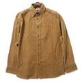 コーデュロイボタンダウンロングスリーブシャツ 2 バーバリーブラックレーベル 67278 BURBERRY BLACK LABEL ブラウン メンズ