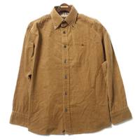 コーデュロイボタンダウンロングスリーブシャツ 2 バーバリーブラックレーベル 67278 BURBERRY BLACK LABEL ブラウン メンズ