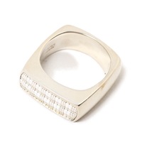 シャドーチェック　リング　925 19.5号 バーバリーズ 76586 Burberrys シルバー メンズ