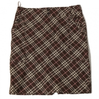 スカート（チェック） 38 バーバリーブルーレーベル 54356 BURBERRY BLUE LABEL ブラウン系 レディース