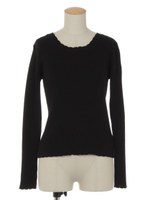 スカラレースアップリブニット/ミックス2