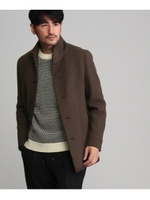 スタンドカラーメルトンブルゾン/ブラウン(043)