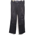 ストライプ　ストレートパンツ 38 バーバリーブルーレーベル 76025 BURBERRY BLUE LABEL ブラック レディース