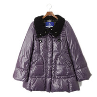 ダウンジャケット 40 バーバリーブルーレーベル 46103 BURBERRY BLUE LABEL バイオレット系 メンズ