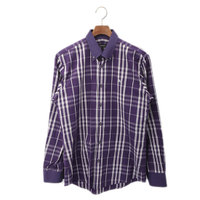 チェックシャツ 2 バーバリーブラックレーベル 48535 BURBERRY BLACK LABEL パープル系 メンズ