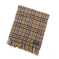 チェックマフラー 134×30cm バーバリーズ 43513 Burberrys グリーン系 レディース