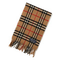 チェックマフラー ウール バーバリーズ Burberrys 41985 ベージュ系 メンズ