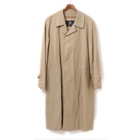 チェックライナー付ステンカラーコート 96-180-7 バーバリーロンドン 72913 BURBERRY LONDON ベージュ メンズ