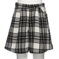 【50%OFF】チェック柄キュロット