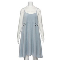 【50%OFF】ハイネックカットソー&キャミワンピースセット