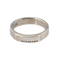 バーバリー 40664 リング シルバー系 レディース シンプルなシルバーリング