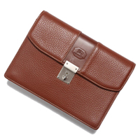 バーバリー BURBERRY ロゴ入りハンドバッグ 37390 茶系 メンズ