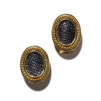 バーバリーズ イヤリング 29387 ゴールド＆ブラック レディース 使いやすいデザイン